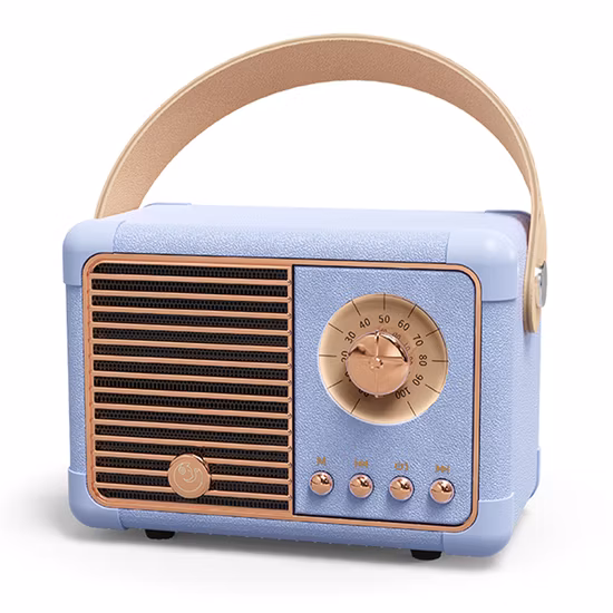 Import Compact Retro Bluetooth Speaker with Powerful Sound Quality from China