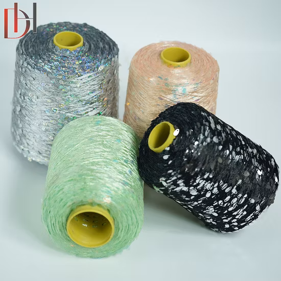 Fashion High Strength Melange Customized Patterned High-Quality Fabric Fancy Drop-Shaped Knitting Hand-Knitting Yarn