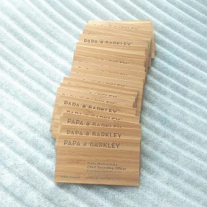 Special personal custom wood bamboo business card wooden name card