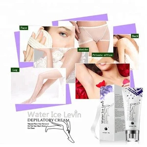 Spot sale Water Ice levin Permanent Painless Depilatory Armpit Legs Hair Removal Cream