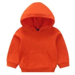 Spring Autumn Baby Boys Girls Cotton Hooded Hoody Sweatshirts Blank Toddler Hoodies