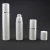 Import SRS empty cosmetic round white 15ml 30ml 50ml plastic lotion airless pump bottle from China
