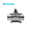 ss304 316 stainless steel 3pc socket manual welded ball valve with safety lock handle 1000wog for water gas clumbing