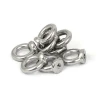 Stainless Steel 316 Lifting Eye Nut, 1/4" Heavy Duty Marine Grade, Hardware Ring Shaped Eye Bolt