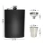 Import Stainless Steel Black Hip Flask 8 Oz with Funnel from China
