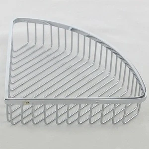 Stainless Steel Chrome plated Size: 23*23*8cm, Shower wall Corner Shelves, bathroom shelves