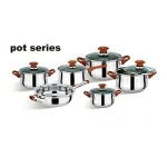 Stainless Steel Cookware Set 12pcs Cookware Set