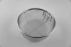 Stainless Steel Fry round mesh basket Fine Mesh Kitchen Strainer with Long Handle