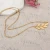Import Stainless Steel Gold 18kgp Leaf Shape Pendant Necklace Cheap Price Whole Sale from China