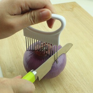 Stainless Steel Kitchen Gadget Vegetable Onion Cutter