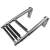 Import Stainless Steel Telescoping Boat Ladder Telescopic Swim Step Extension Removable Ladder Marine Hardware from China