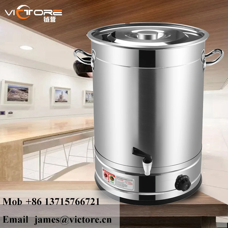 Stainless Thermal Urn Domestic Hot Big 40l Water Boiler With Thermal Control Switch