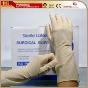 Sterile -Powder Free Latex Gloves safety Protect