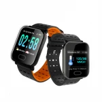 Stock Fast Delivery waterproof blood pressure smartwatch A6 smart watch with heart rate and calls message reminder