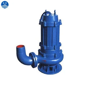 Submersible vertical single stage electric river mud water suction pump
