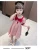Import Summer dress baby girl Korean style puff sleeve plaid skirt girl dress summer dress girl skirt from China