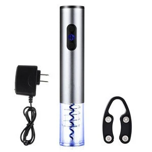 SUNWAY New product ideas 2019 rechargeable cordless automatic electric wine bottle opener corkscrew for weeding barware