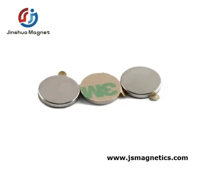 Super Strong Neodymium Disc Magnets with Double Sided Adhesive Powerful Permanent Rare Earth Magnets