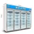 Import supermarket cabinet freezer,Frozen food commercial glass door display fridge,upright refrigeration equipment with CE certificate from China