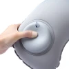 SW9008 High Quality Comfort Automatic Inflatable  foldable self inlating light weight travel airplane neck pillow
