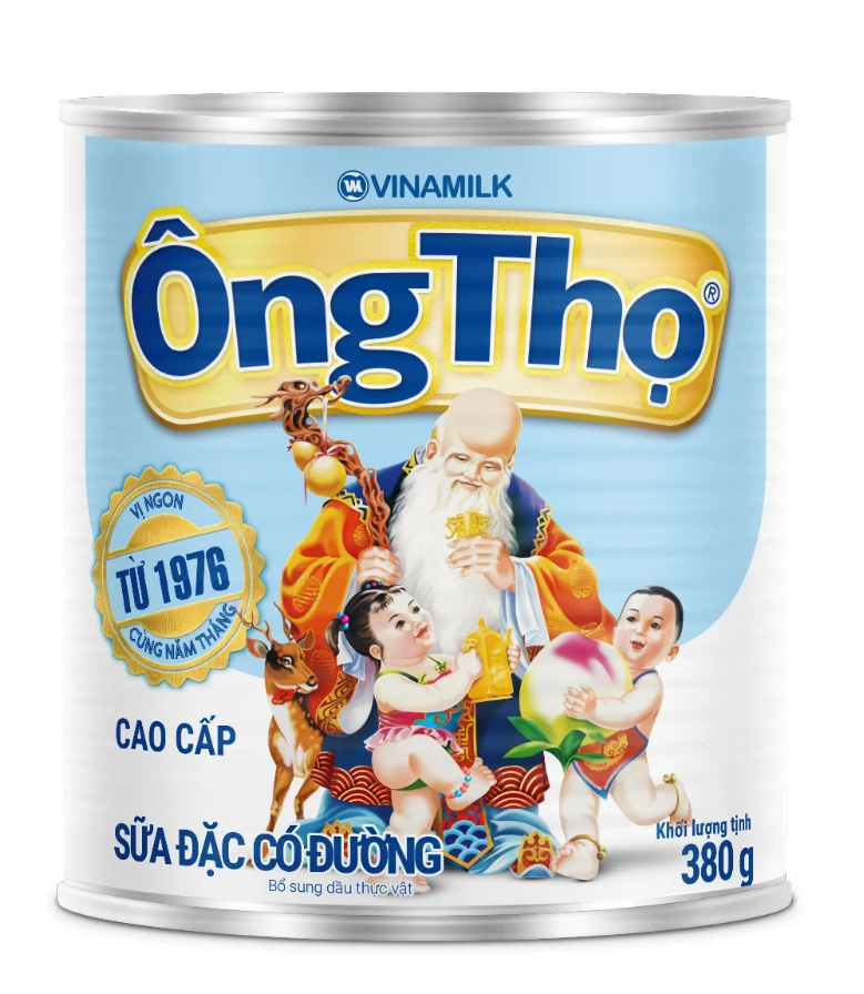 Sweetened Condensed Milk -Vinamilk - Ong Tho Brand - Blue  White Label - Tin 380g