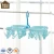 Taiwan Manufacturer Plastic 32-Peg Foldable Indoor Dryer Underwear Socks Gloves Towels Drying Rack Clothes Hanger