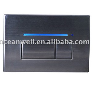 Toilet Dual Flush Push Button Stainless Steel Control Plate for Concealed Cistern Made in China