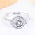 Import Tonglin Custom S925 CZ Sterling Silver Ring Set Plating Cubic Zirconia Gemstone Women 925 Silver Rings from China