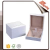 Top quality customized design white Jewelry box for ring