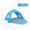 Top selling Factory Sun-shelter Beach Tent 3 or 4 Person Automatic Camping Tent with UV Protection pop up camping roof tent