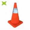 Traffic road safety cone road safety led reflective collapsible cone white led light traffic cone