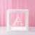 Import transparent Name Age Box Girl Boy Baby Shower Decorations Baby 2 1st 1 One Birthday Party Decor Gift Babyshower Supplies from China