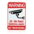 Import TS02A Factory Price Aluminum Reflective Street video surveillance camera CCTV Warning Security Yard Sign Board,Safety Road Sign from China