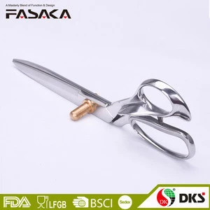 TS16012 -2016 New style and design 12" high grade stainless steel tailor scissors with copper nails for easy adjustable