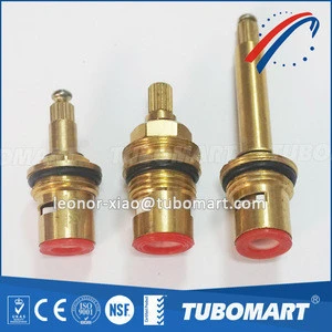 Tubomart TM-350 seie Fast open Faucet disc ceramic cartridge core angle valve handles stem and brass cartridges ISO 9001