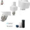 TUYA LED Wifi Remote Control Lamp Holder Wireless Smart Light Bulb Socket E27 base