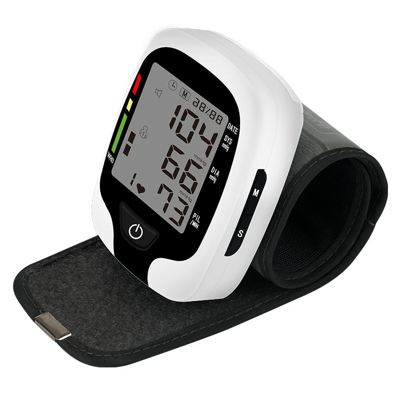 Ultra-clear digital automatic wrist watch blood pressure monitor electronic small one-key blood pressure measure instrument