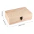 Import Unfinished rectangular wooden box handmade gift box wooden jewelry box with lock from China