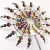 Import Unique and magical kinetic metal windmill outdoor dynamic wind spinners yard patio lawn garden landscape ornament from China