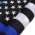 Import USA 3x5 Feet Embroidered With Stars Stitched Stripes Black White And Blue American Police Flag Thin Blue Line American Flag from China