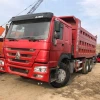 Used dump truck HOWO 8*4 12 wheels tipper for sale very good condition and cheap price welcome purchase