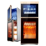 Vertical disinfection cabinet disinfection cupboard stainless steel household and commercial cupboard