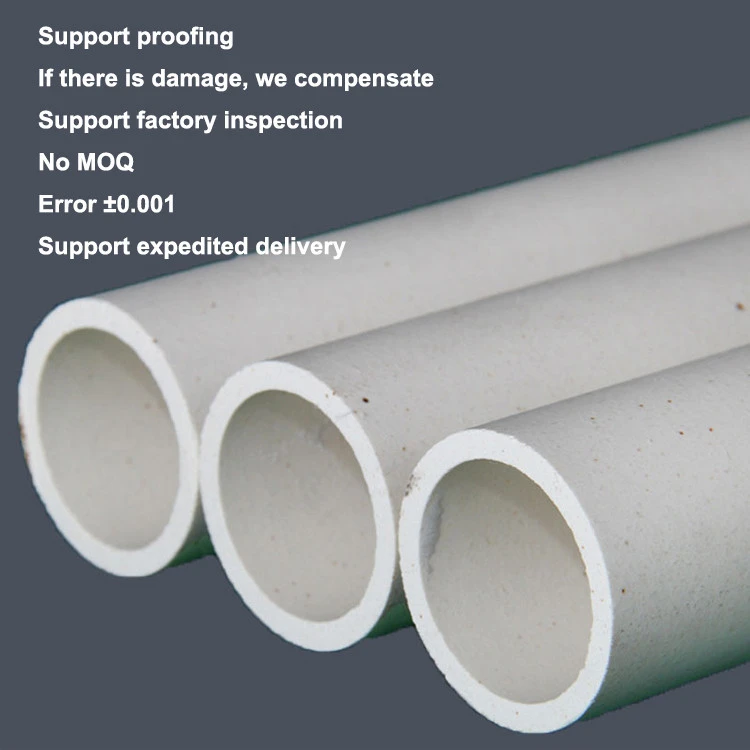 Vhandy High Purity Alumina Tube/ Ceramic Pipe/ceramic Rollers For High Temperature Furnace