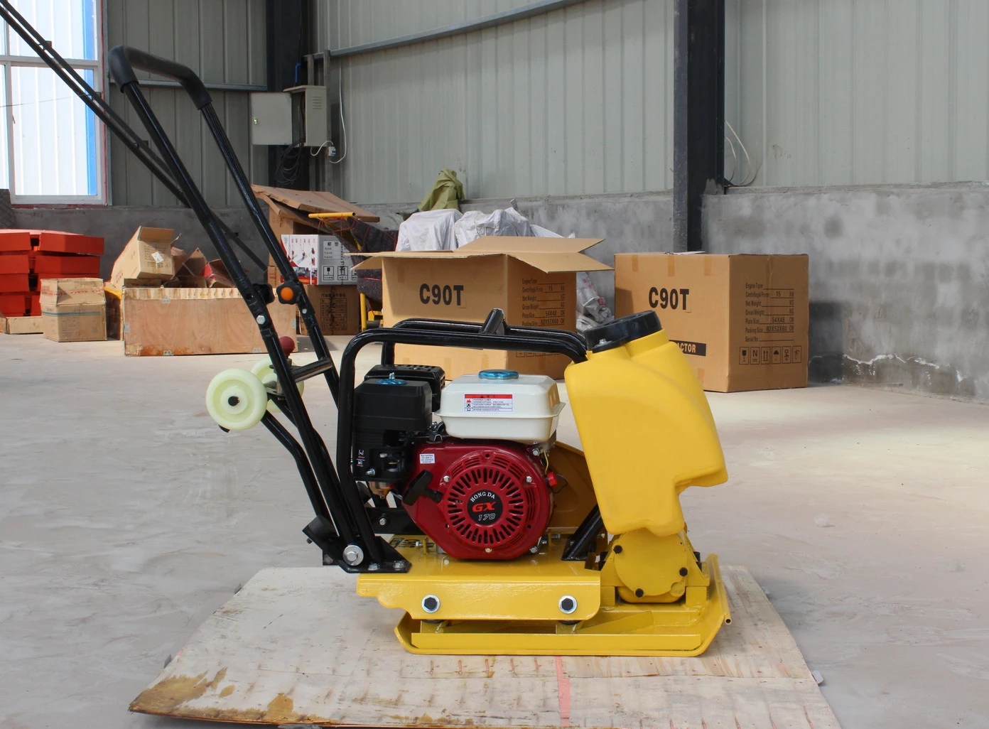 vibrating plate compactor for construction