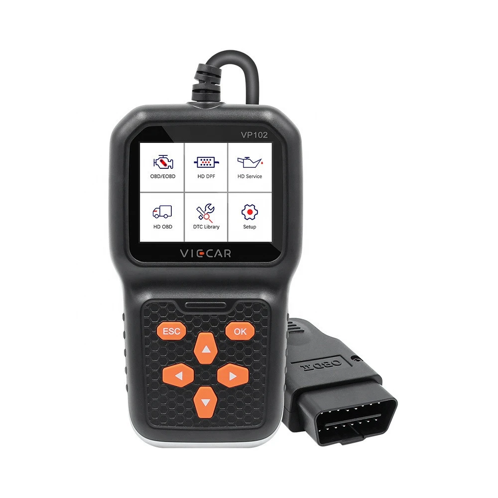 Viecar VP102 2in1 OBD2 Scanner For Cars And Trucks Vehicles Diagnostic Tool