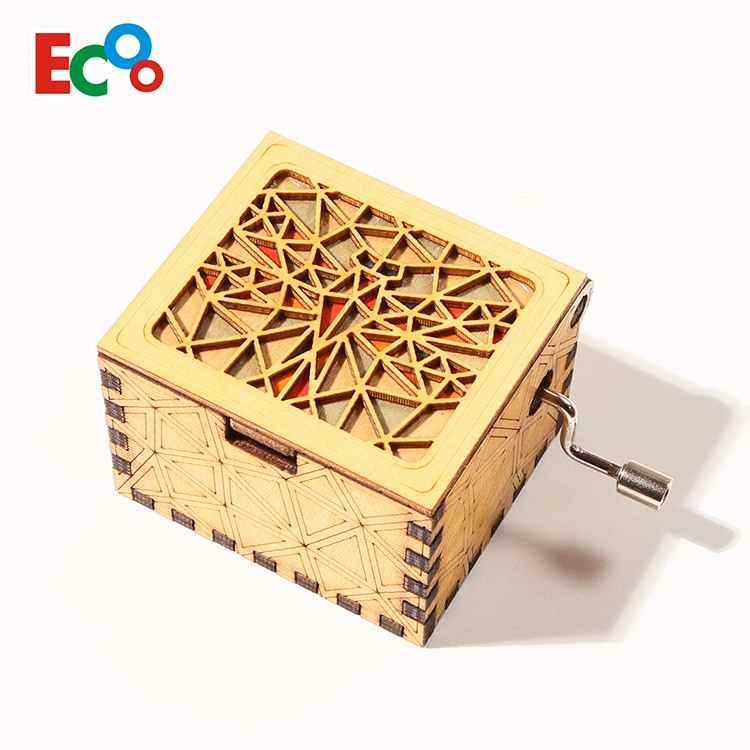 Vintage music box wooden music box base custom music box song