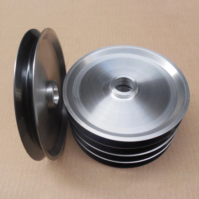 V/U Groove Aluminum Ceramic Coating Aluminum Idler Pulley/ Idler Wheel