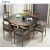 Import Walnut sideboard buffet cabinet dinning set table chair dining room set from China