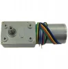 warm gear dc motor 12v 24v encoder gear motor with worm gear box motor dc 24v right angle encoder