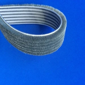 water proof silicone fins mohair strip non woven fin strip
